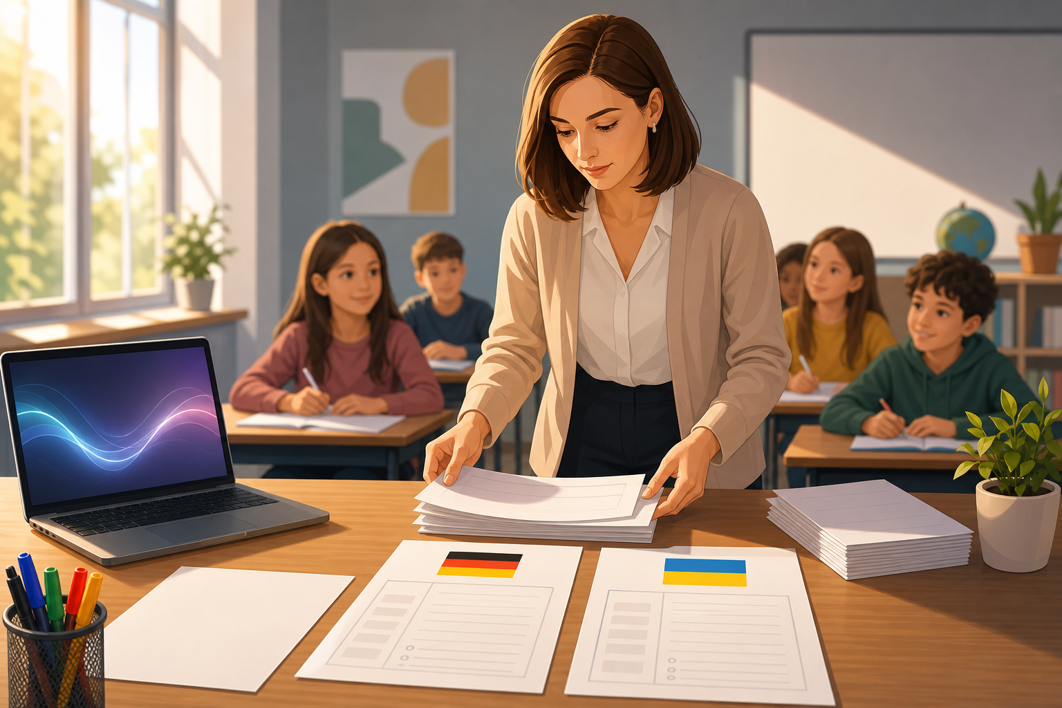 Lehrmaterialien übersetzen für Schüler ohne Deutschkenntnisse