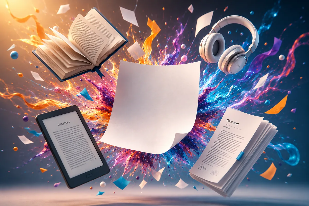 Convert Document Format (PDF, DOCX, EPUB) with SonikaAI